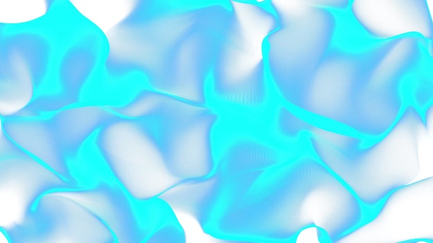 high tech field with glow particles form lines and surface waves digital wave background hitech information flow blockchain bigdata visualization backdrop for advertise 3d render