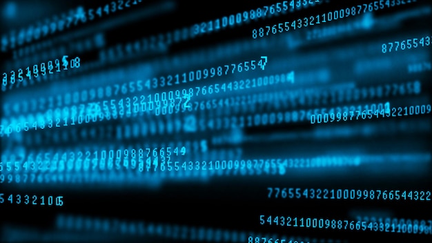 Hiukkasaalto. Abstrakti tausta, jossa on dynaaminen aalto. Big data