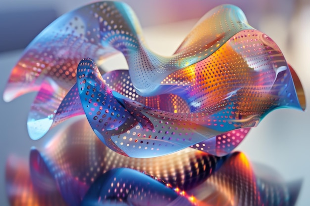 Hologrammi abstrakti 3d-muoto