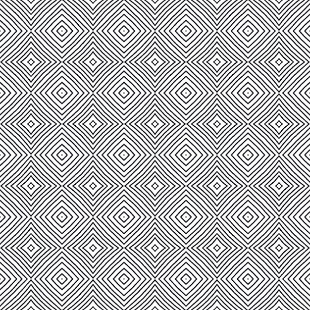 Ikat repeating swimwear design Black