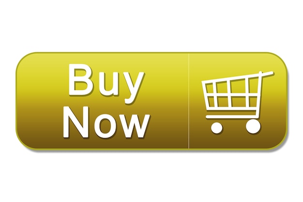 Illustration of a buy now button on white and yellow background