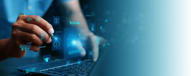 Industrial Engineer and AI Artificial Intelligence concept Manager Technical Industrial Engineer