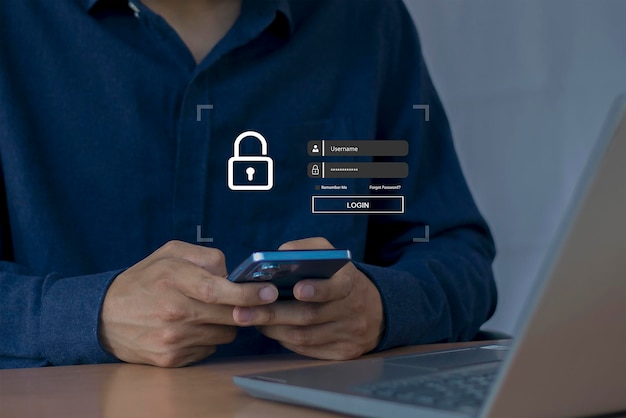Internet safety cyber security concepts