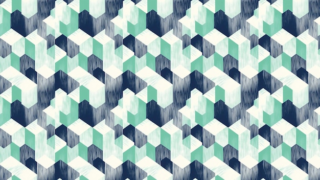 Isometric Geometric Pattern