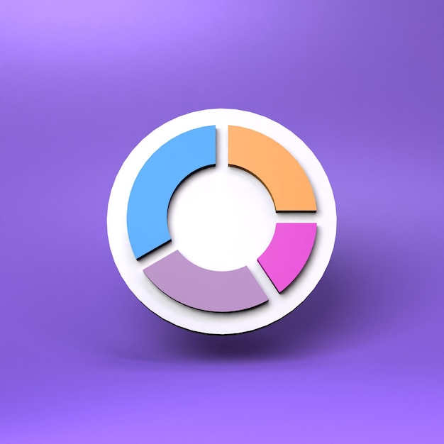 Kryptovaluuttakortin 3d-renderöity kuvitus