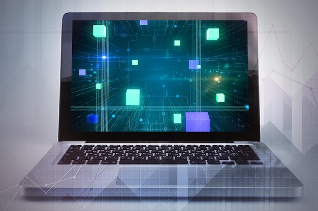 Laptop with circuit