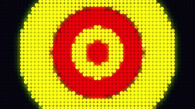 LED screen dots abstract background 3d rendering computer generating LED display technology display