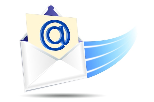 Letter envelope and speed trail