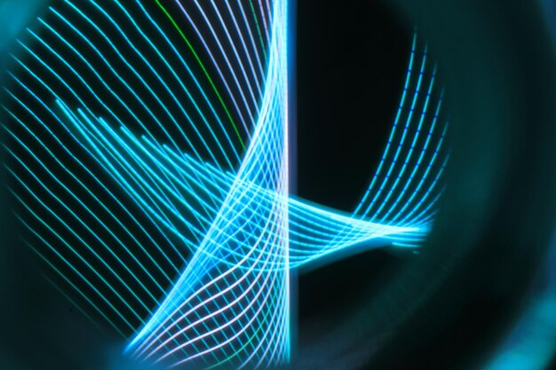 Light has regular and smooth curvature science future energy technology concept