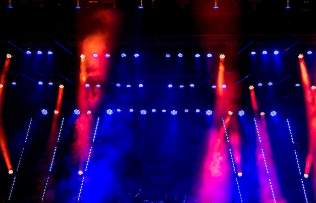Lighting equipment on the scene.