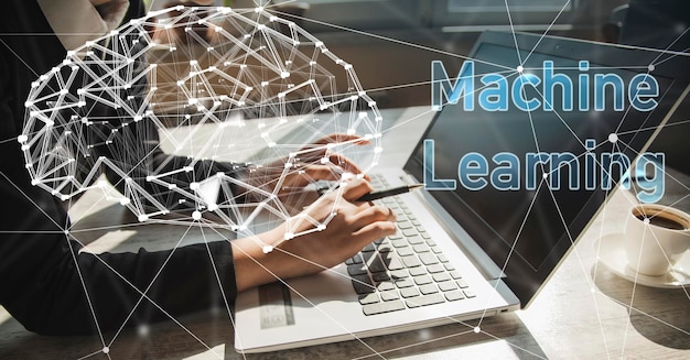 machine learning technology business concept