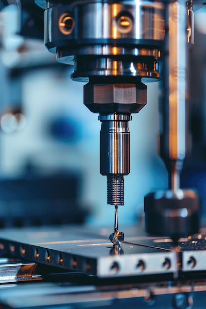 Machine machining metal