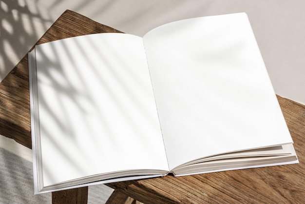 Magazine page png transparent mockup