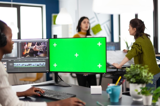 Man and woman using laptop