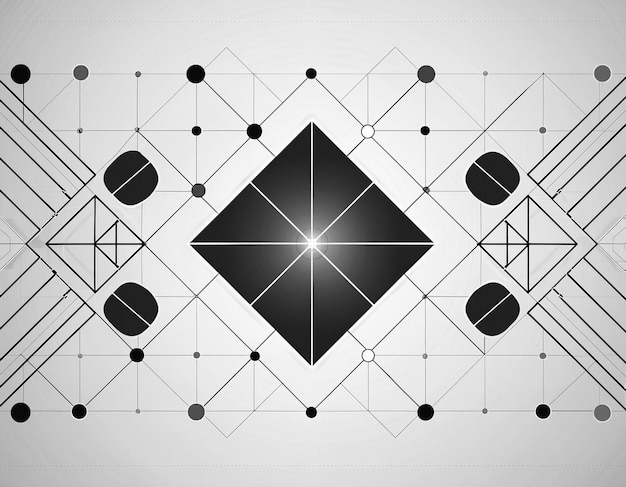 Minimalist Black and White Geometric Design