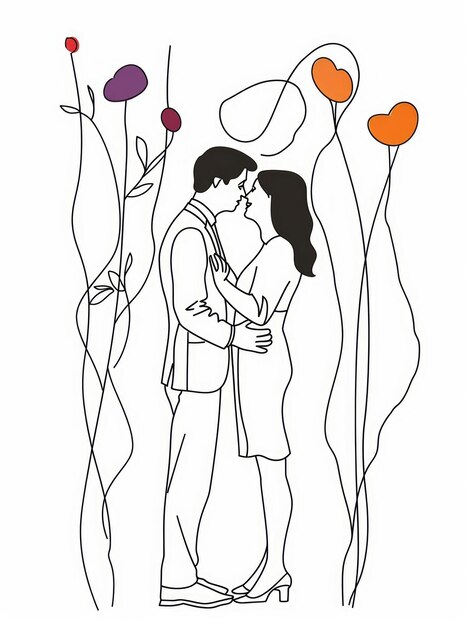 Minimalistinen tatuointitaide Jatkuva viivapiirros Generative AI Generative AI Generative AI Generative AI Generative AI Generative AI