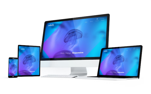 Mobility devices with modern responsive design on screen
