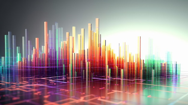 Modern charts stock market for web marketing design Fund trading concept Wealth concept Business marketing concept Stock exchange trade