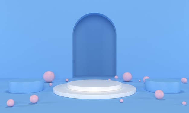 Modern minimalist product podium background Premium Photo
