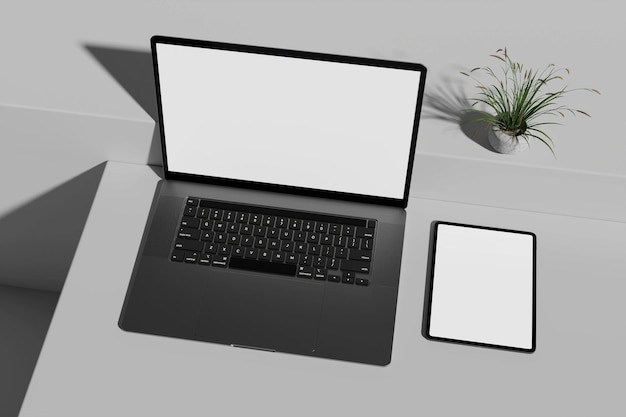 Modern Workspace Mockup