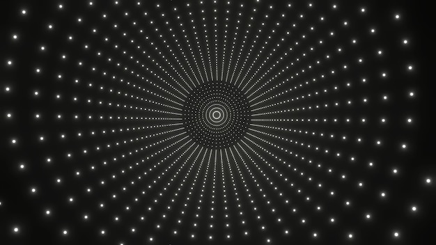 Neon lights tunnel background Illustration