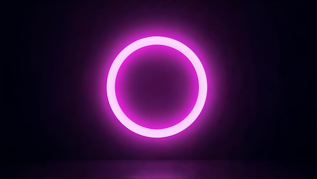 neon purple circle