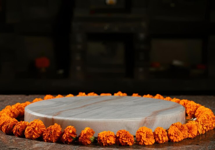 Kuva nepal theme product podium product platform in nepali style