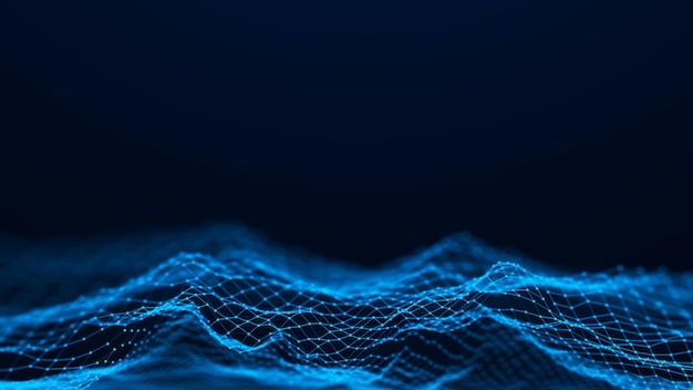 Network connection structure Abstract technology background Science background Big data digital background 3d rendering