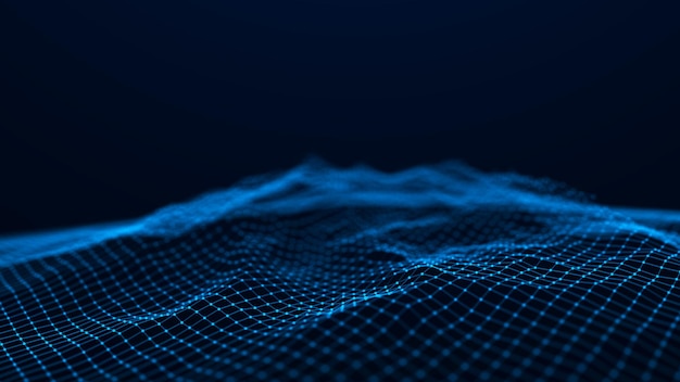 Network connection structure Abstract technology background Science background Big data digital background 3d rendering