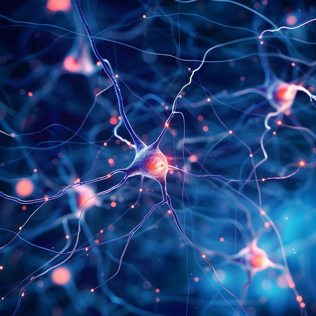 neurons of the human brain thinking processes neural connections