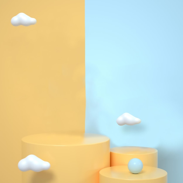 Pastel Product Display Mockup