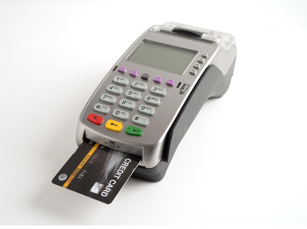 Payment POS terminal for finance and shopping business and technology