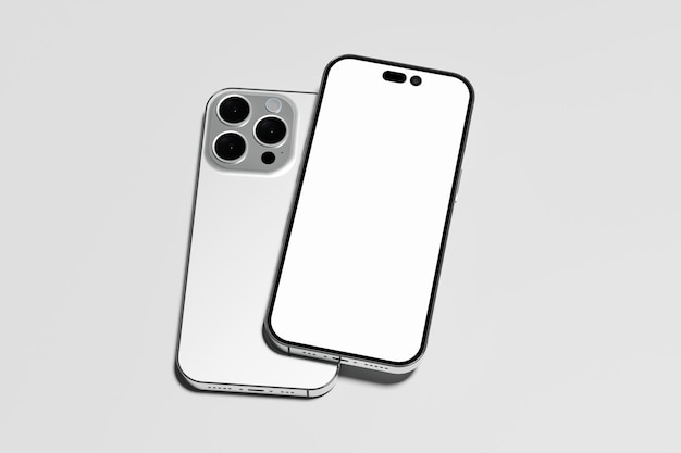 phone 14 pro blank mockup