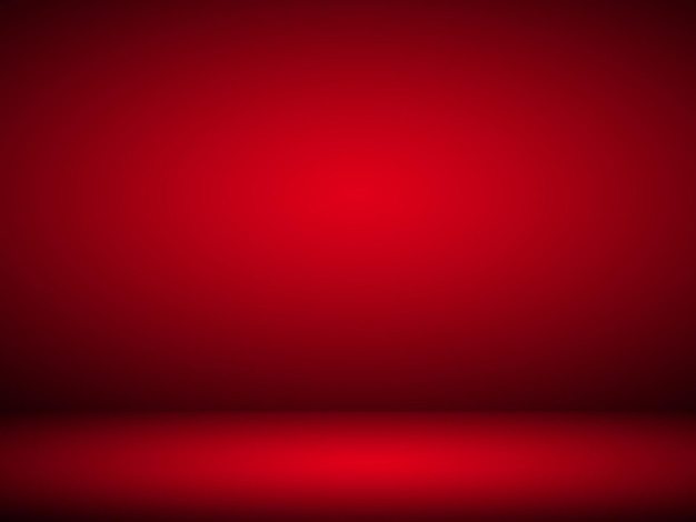 Plain studio red background
