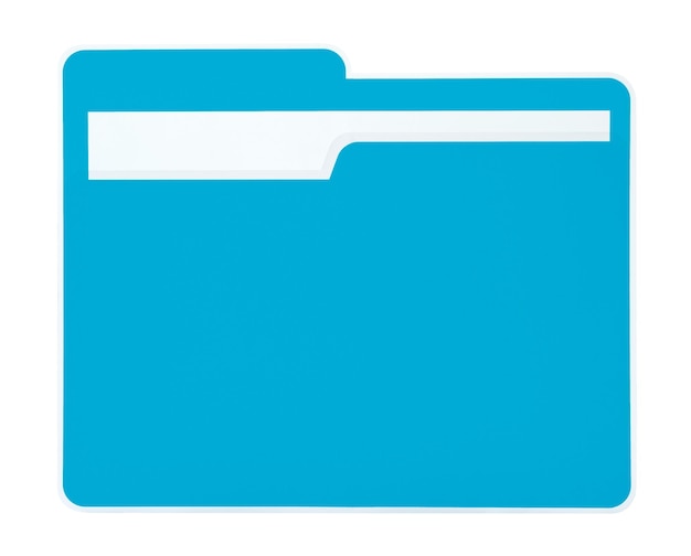 PNG Blue document folder icon sticker transparent background