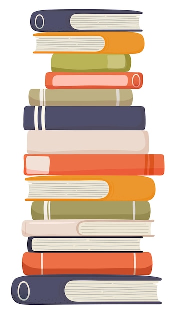 PNG colorful book study transparent background