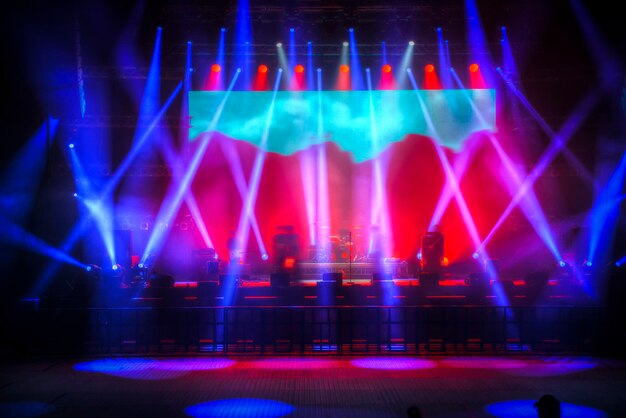 Preparation for a concert