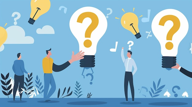 Problem solving concept business people