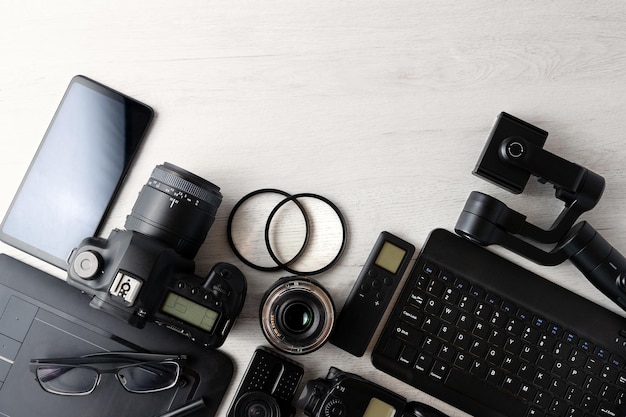 Professional Photographic Equipment and digital photo edit and retouching