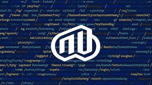 Programming code abstract technology background of software developer and computer script