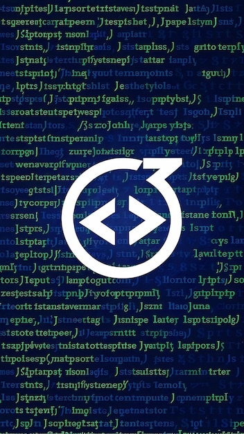 Programming code abstract technology background of software developer and computer script