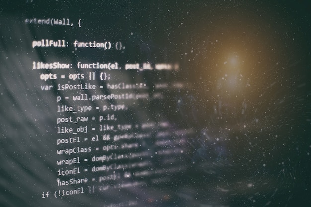 Project managers work new idea. WWW software development. Mobile app developer. Innovative startup project. Website programming code. IT business.