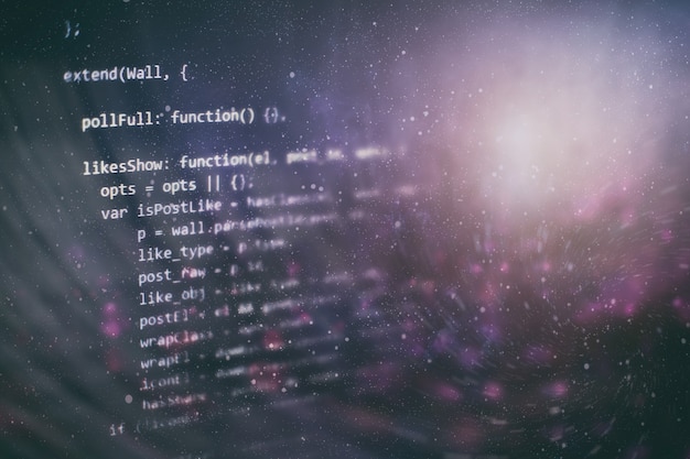 Project managers work new idea. WWW software development. Mobile app developer. Innovative startup project. Website programming code. IT business.