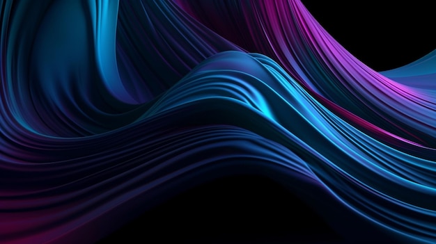 purple background with a wavy patterngenerative ai