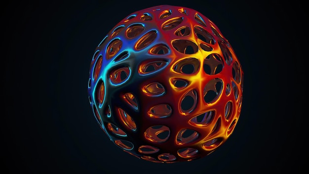 Rainbow glass composition