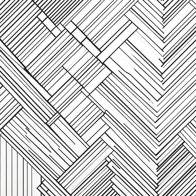 random line tiles illustration with white background