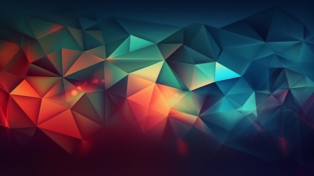 Realistic abstract polygonal background