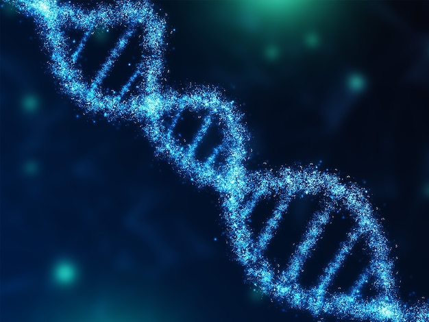 Realistic helix dna representation