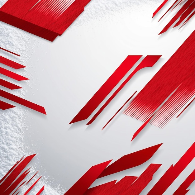 Red and white color background template