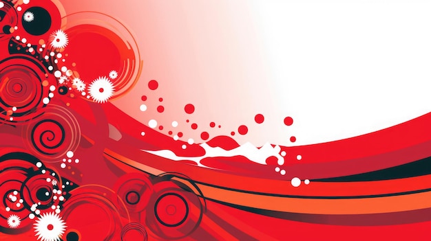 Red New Year Illustration Background Background Illustration